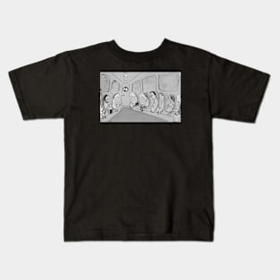 On the train Kids T-Shirt